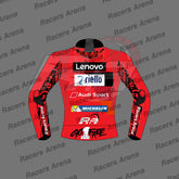 Francesco Bagnaia Ducati MotoGP 2023 Motorcycle Leather Race Jacket Back